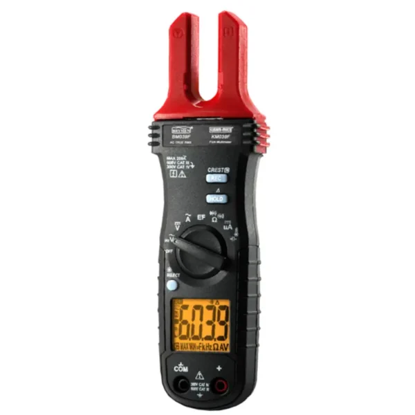 Kusam Meco Fork Type Clampmeter KM 039F, 200A AC 6000 Counts True RMS with LCD Display