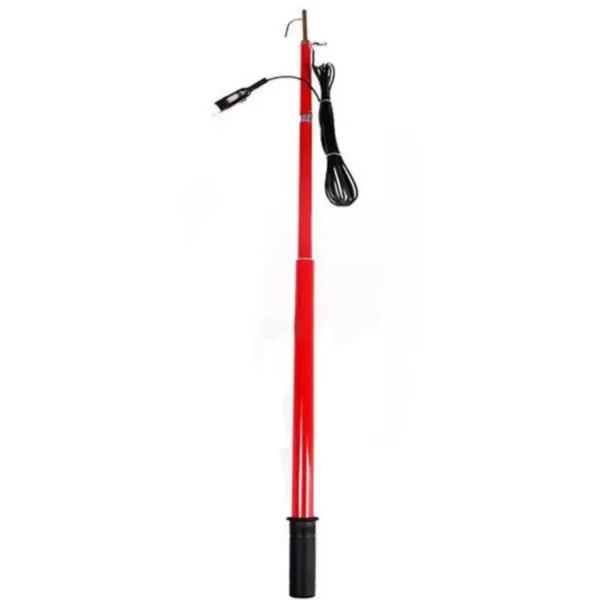 Kusam Meco Hook Type Discharge Rod KM-HKDR-400KV, 400 KV Rated with 13' 5" Extracted Length