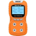 Kusam Meco Portable Multi Gas Detector KM-GD-04, Handheld Multi-Gas Monitor for CO, O2, H2S, LEL