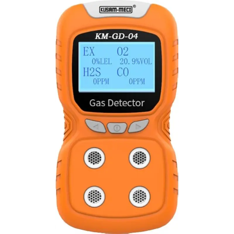 Kusam Meco Portable Multi Gas Detector KM-GD-04, Handheld Multi-Gas Monitor for CO, O2, H2S, LEL Kusam Meco Portable Multi Gas Detector KM-GD-04, Handheld Multi-Gas Monitor for CO, O2, H2S, LEL - Image 1
