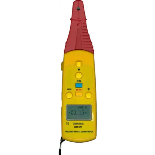 Kusam Meco Process Clampmeter KM 071, 4-20mA DC Milliamp Tester with 5mm Jaw Size