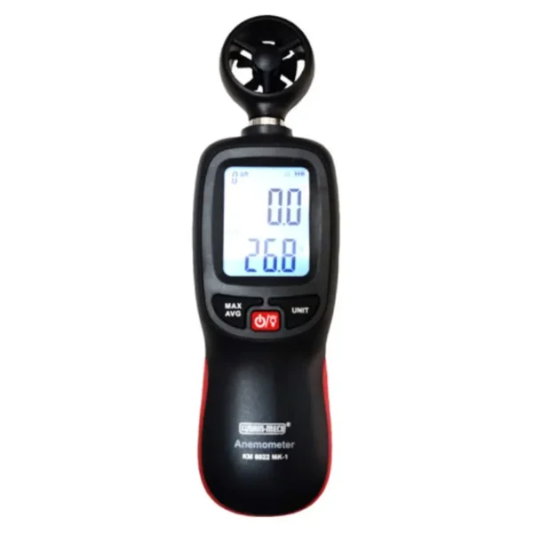 Kusam Meco Vane Anemometer KM 8022MK-1, Digital Temperature, Air Volume & Velocity Meter with 0.4 ~ 20m/s Range