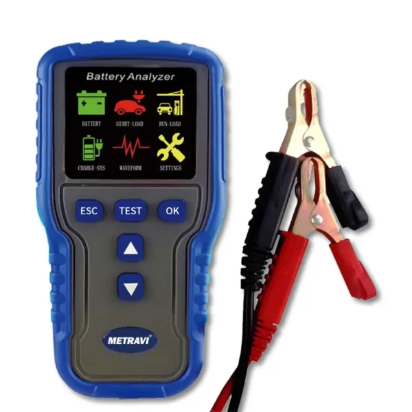 Metravi BT-220 Battery Analyser with HD Color LCD for Health & Charge Testing