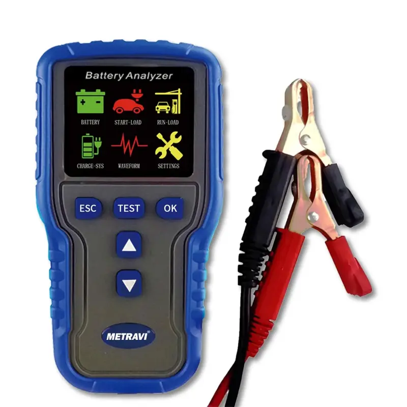 BT-220 Battery Analyser with HD Color LCD for Health & Charge Testing Metravi BT-220 Battery Analyser with HD Color LCD for Health & Charge Testing - Image 1