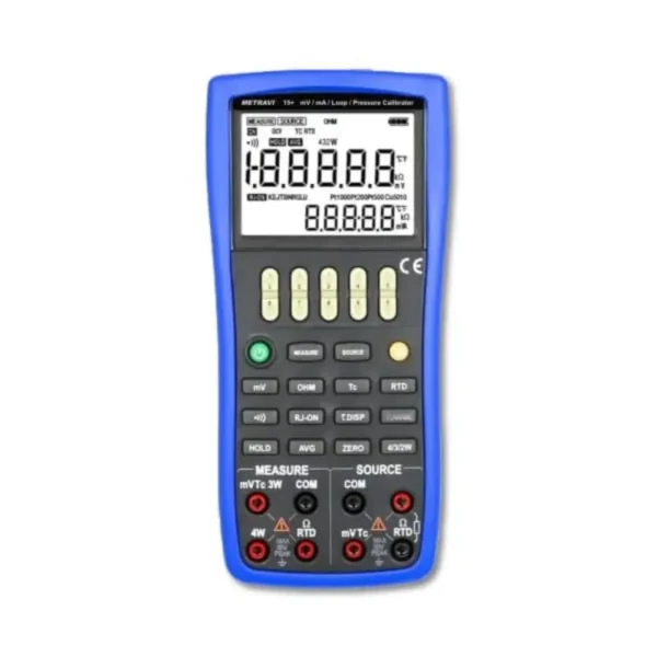 Metravi 15+ 6 Digit 0.2% Accuracy DC and Loop Power Calibrator