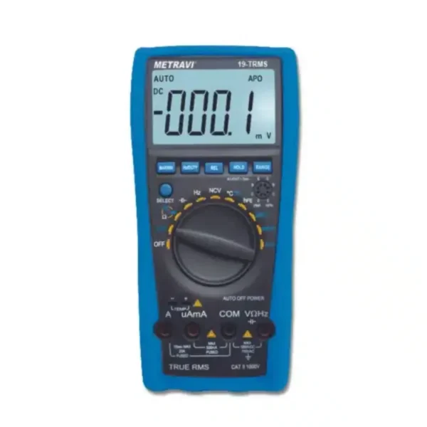 Metravi 19-TRMS 3 Digits Auto-ranging T-RMS Digital Multimeter