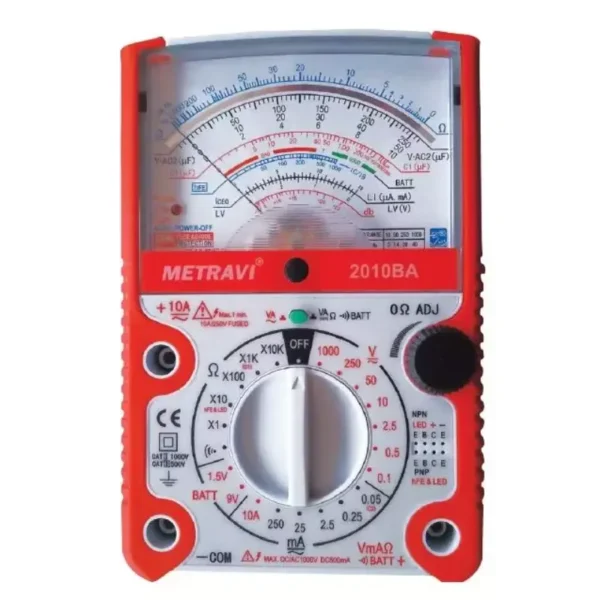 Metravi 2010BA Analogue Multimeter up to 10A AC/DC