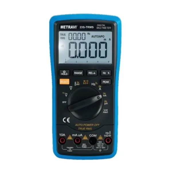 Metravi 23S-TRMS 4 Digits 19,999 Counts T-RMS Multimeter
