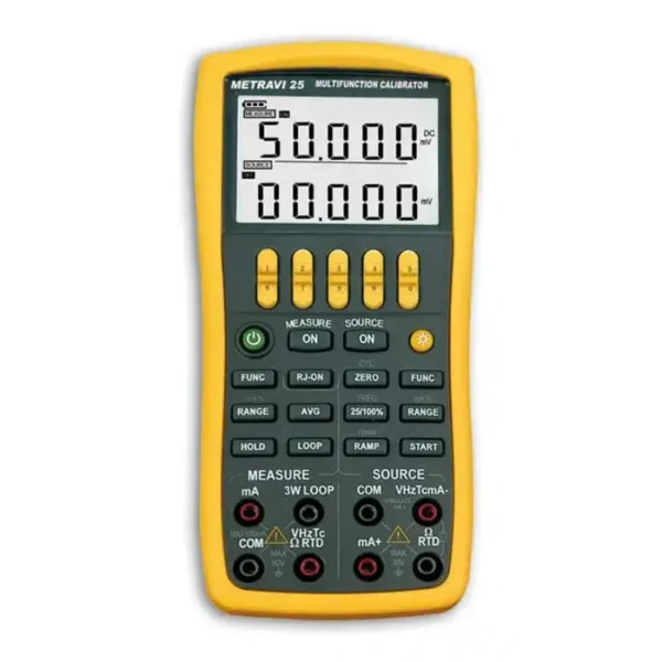 Metravi 25 50,000 Counts Universal Calibrator for Voltage, Current & Frequency