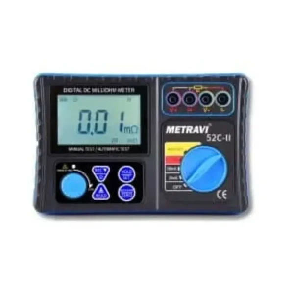 Metravi 52C-II Digital Milli Ohms Meter