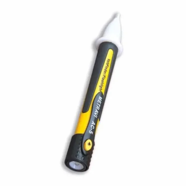 Metravi AC-5 Non-Contact Voltage Detector Pen (100V-1000V) with Flashlight