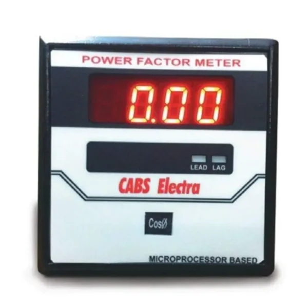 Metravi CE-0102PF 96x96 Microprocessor Based Digital Power Factor Meter for Single Phase with Red LED Display
