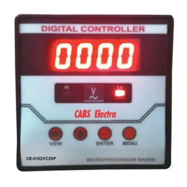 Metravi CE-0102VC 2SP Digital Voltage Controller with Two Set Points and 2NO + 2NC Contact