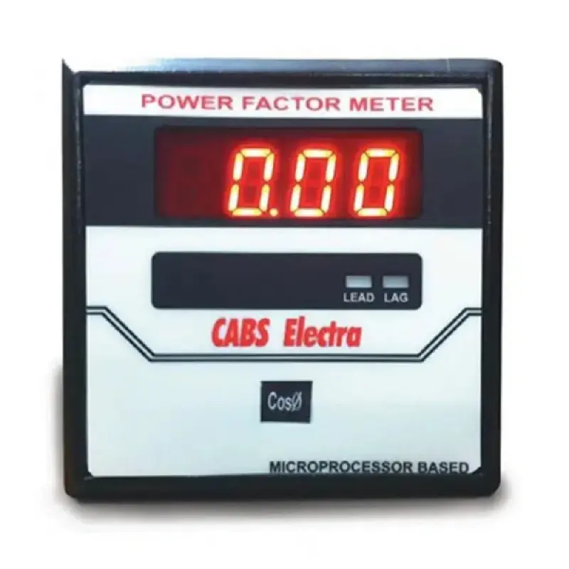 Metravi CE-0304PF Microprocessor Based Digital Power Factor Meter for Three Phase Four Wire Three Element with Red LED Display Metravi CE-0304PF Microprocessor Based Digital Power Factor Meter for Three Phase Four Wire Three Element with Red LED Display - Image 1