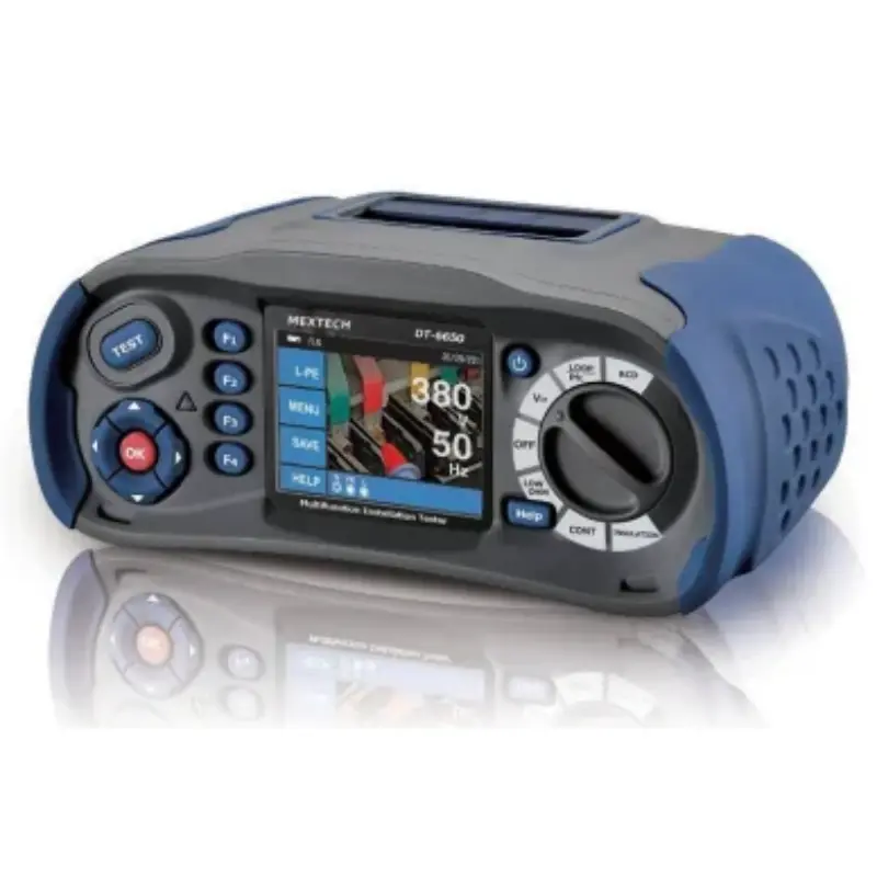 Metravi CEM DT-6650 Rugged Multifunction Installation Tester with 3.5 TFT Display and Bluetooth Metravi CEM DT-6650 Rugged Multifunction Installation Tester with 3.5" TFT Display and Bluetooth - Image 1