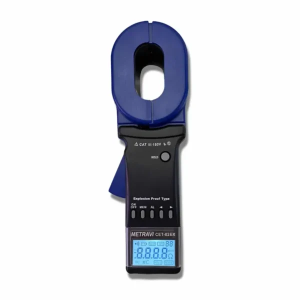 Metravi CET-02EX Explosion Proof Clamp-on Ground Resistance Tester