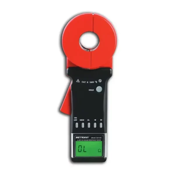 Metravi CET-04 Clamp-on Ground Resistance Tester with Leakage Current Measurement