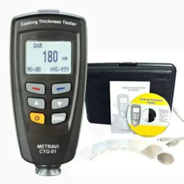 Metravi CTG-01 Coating Thickness Gauge for Ferrous and Non-Ferrous Metals 1250µm