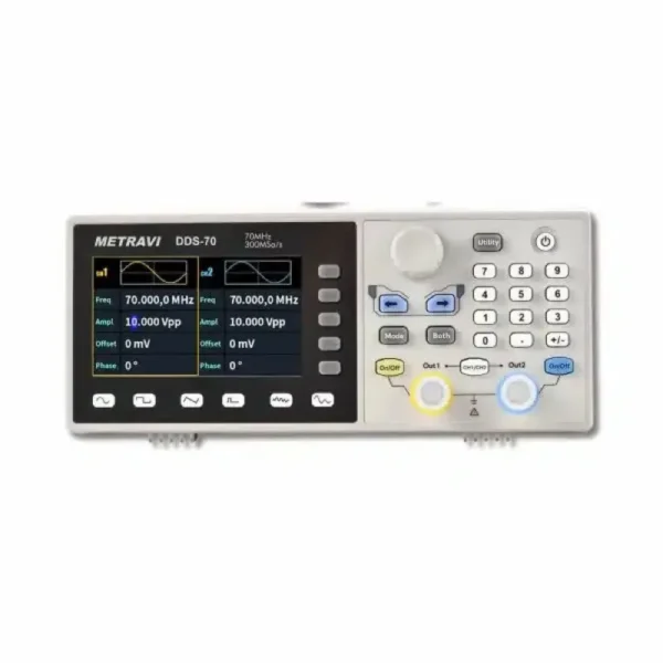 Metravi DDS-70 70MHz Dual-Channel Arbitrary Waveform Generator