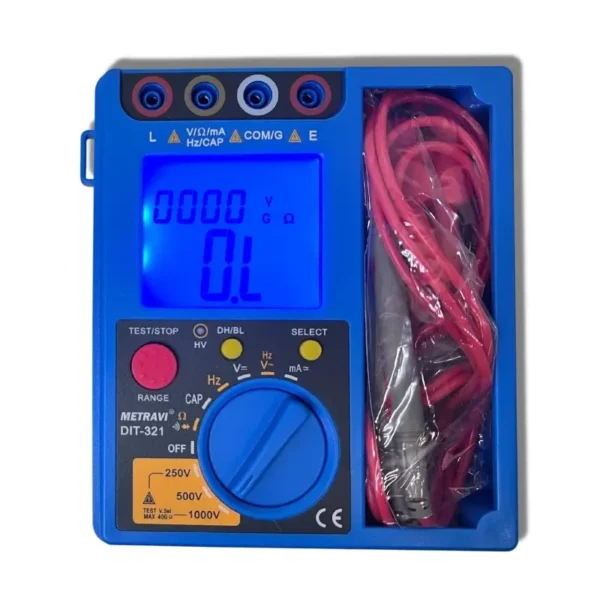 Metravi DIT-321 Digital Insulation Resistance Tester with Built-in Multimeter