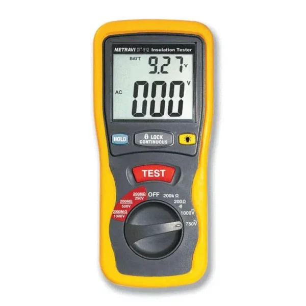 Metravi DIT-912 Digital Insulation Tester 1000V with Analog Bargraph