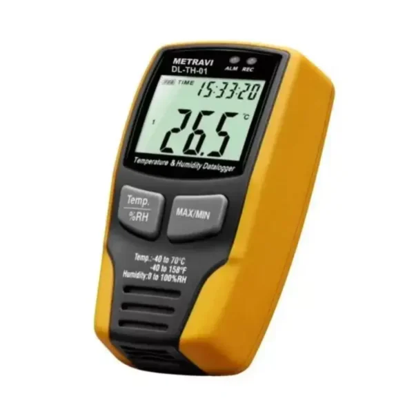 Metravi DL-TH-01 Temperature and Humidity Data Logger with USB PC Interface and 32,700 Data Points