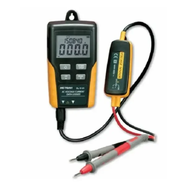 Metravi DL-VL-01 Data Logger for Voltage and Current with Digital Display and 100096 Data Points