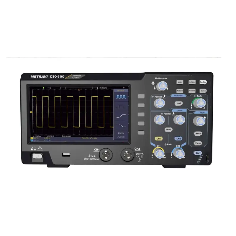 Metravi DSO-6100 100MHz Digital Storage Oscilloscope with USB Interface Metravi DSO-6100 100MHz Digital Storage Oscilloscope with USB Interface - Image 1