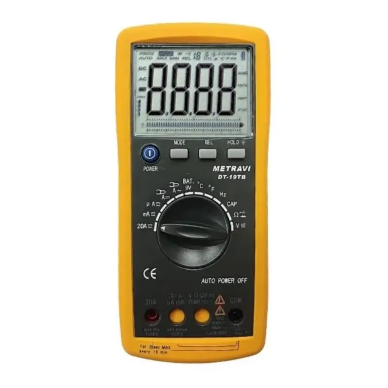 Metravi DT-19TB 3 Digits Auto-ranging Digital Multimeter Metravi DT-19TB 3 Digits Auto-ranging Digital Multimeter - Image 1