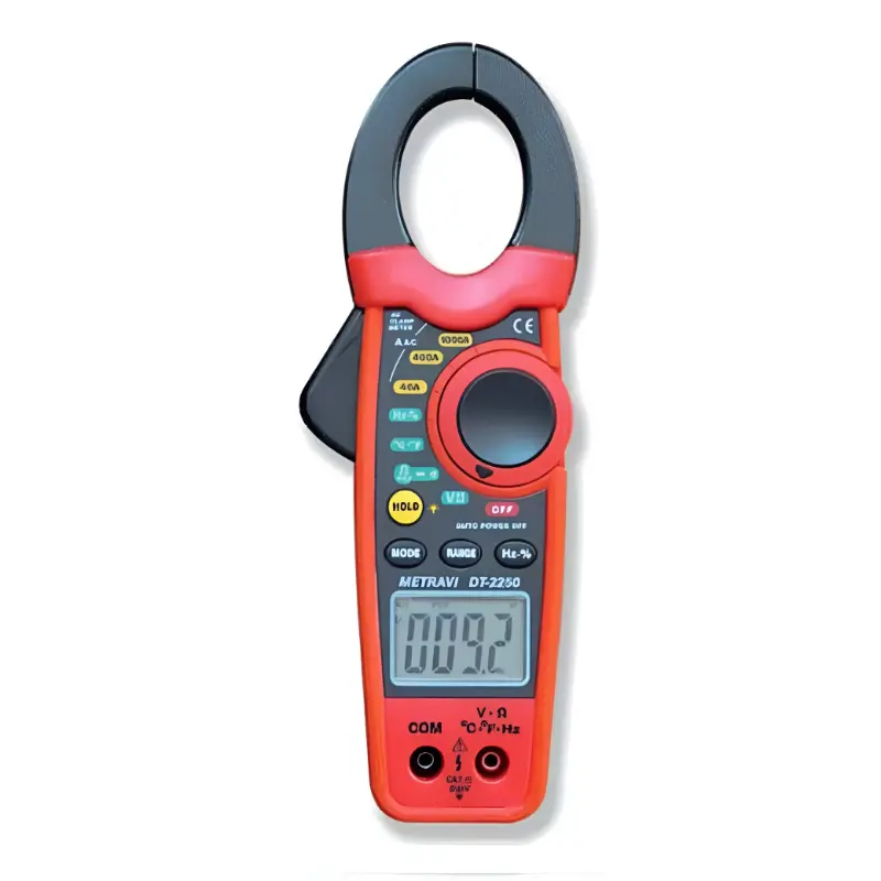 Metravi DT-2250 Digital AC Clamp Meter with 1000A AC, Temperature, Frequency, and Duty Cycle Metravi DT-2250 Digital AC Clamp Meter with 1000A AC, Temperature, Frequency, and Duty Cycle - Image 1
