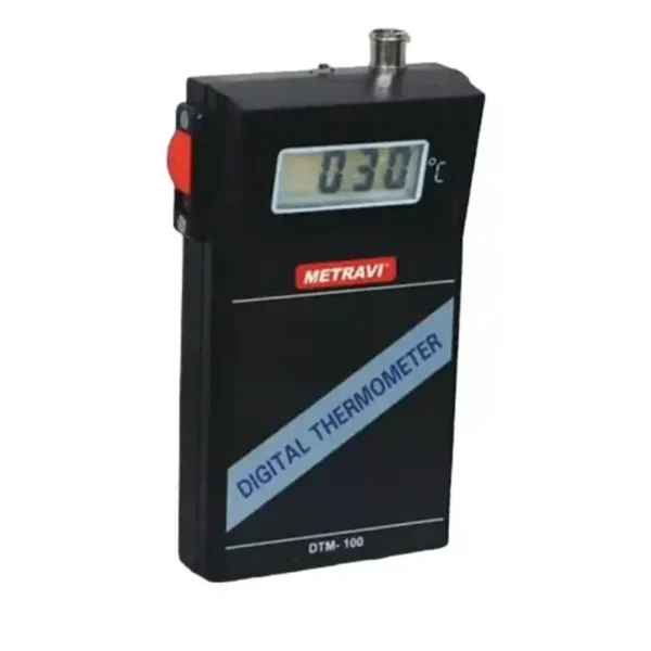 Metravi DTM-100 Digital Thermometer for PT-100 Sensor -100 to 600 C