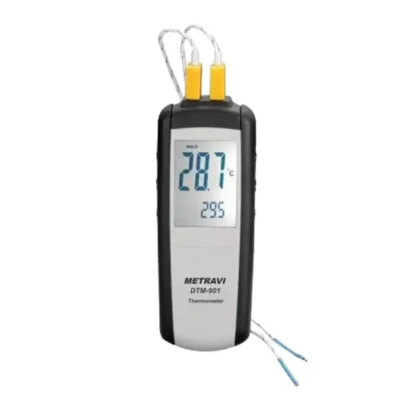 Metravi DTM-901 Dual Channel Digital Thermometer K Type -50 to 1300 C