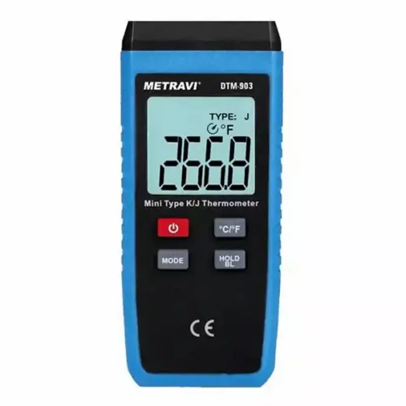 Metravi DTM-903 Digital Thermometer K and J Type -50 to 1300 C Metravi DTM-903 Digital Thermometer K and J Type -50 to 1300 C - Image 1