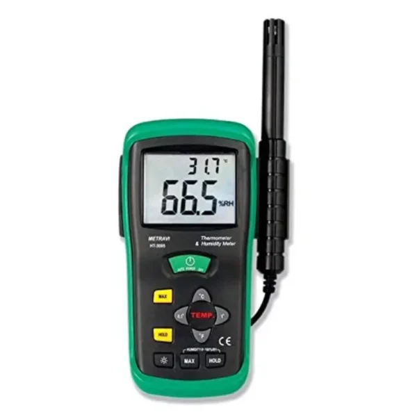 Metravi HT-3005 Digital Temperature & Humidity Meter with K-type Thermometer