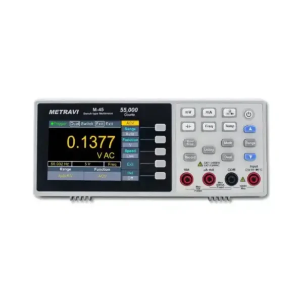 Metravi M-45 5 Digits 55,000 Counts Bench Type Multimeter