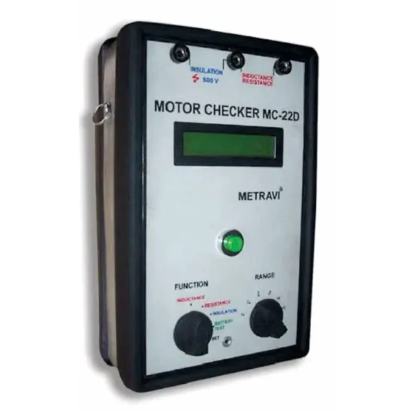 Metravi MC-22D Digital Motor Checker with 1000V Insulation Test