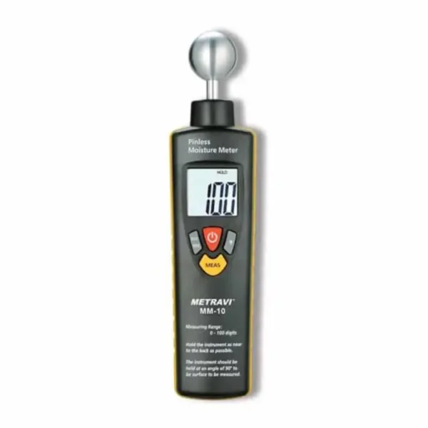 Metravi MM-10 Digital Pinless Moisture Meter with Backlit Display