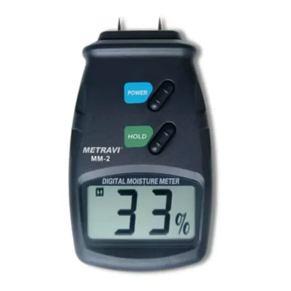 Metravi MM-2 Digital Moisture Meter for Wood, Cotton and Foodstuffs