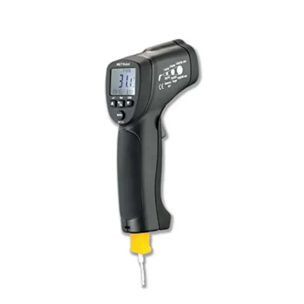 Metravi MT-14 Contact and Non-Contact Infrared Thermometer -50 to 1300 C DS 30:1