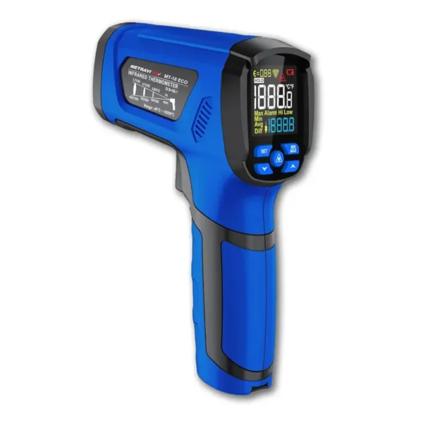 Metravi MT-18 ECO Dual Laser Infrared Thermometer -40 to 2000 C DS 50:1