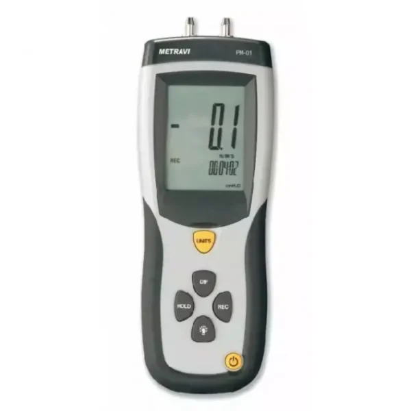 Metravi PM-01 Digital Differential Pressure Meter (Manometer)