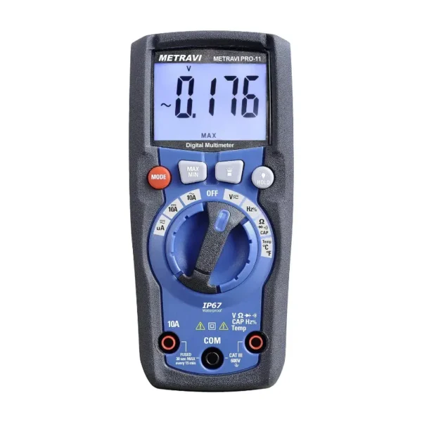Metravi PRO-11 4000 Count IP67 Waterproof Multimeter