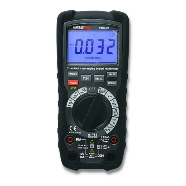 Metravi PRO 21 6000 Counts Industrial Digital Multimeter