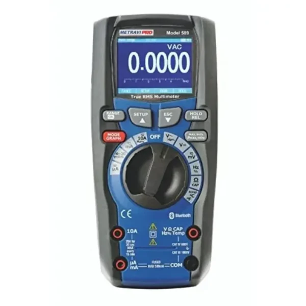 Metravi PRO 589 50,000 Counts TFT LCD Colour Display Multimeter