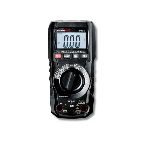 Metravi PRO 7 4000 Counts TRMS Heavy-Duty Digital Multimeter