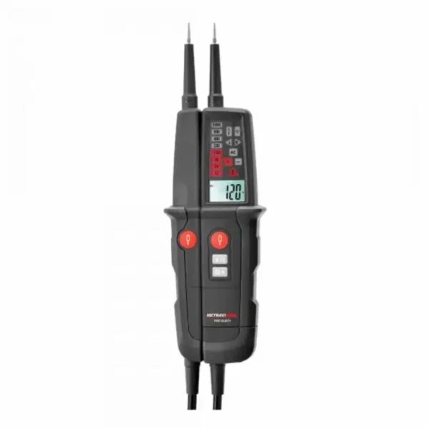 Metravi PRO ELEC+ Two-Pole Voltage Tester with LCD Display and IP67 Protection