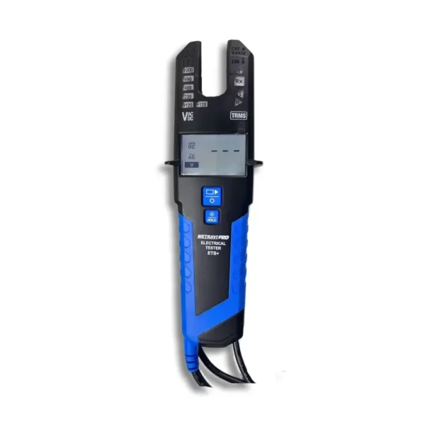 Metravi PRO ETS+ Electrician’s Tester with Fork Jaw for AC/DC Current Measurement