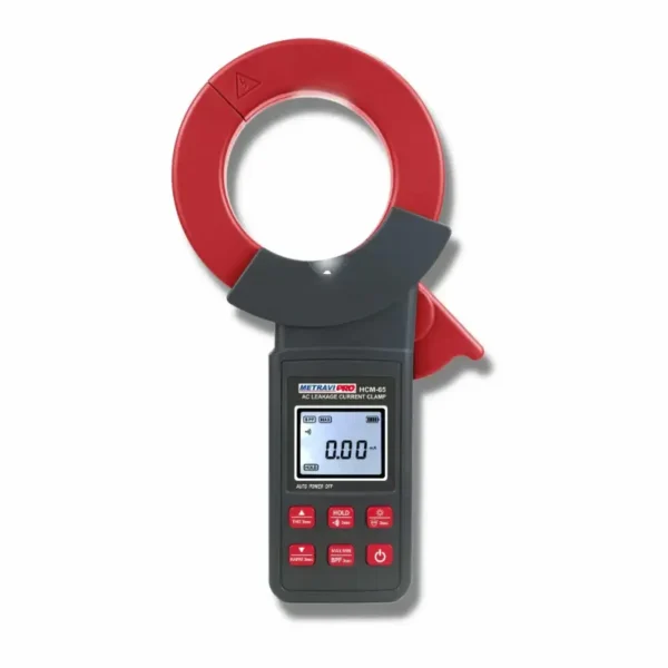Metravi PRO HCM-65 Digital AC Leakage Current Clamp Meter with Harmonics Analysis, 70mm Jaw, and Bluetooth