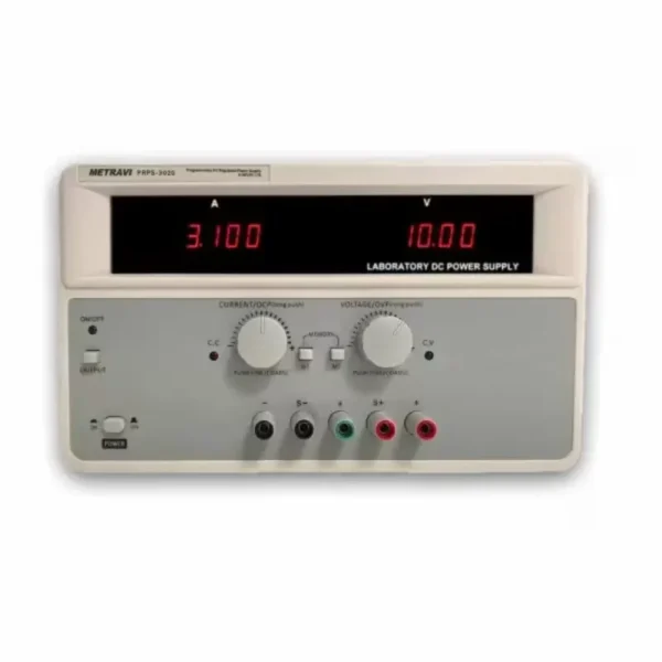 Metravi PRPS-3020 Programmable Single Output DC Regulated Power Supply, 0-30V / 0-20A DC