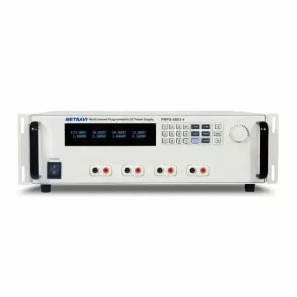 Metravi PRPS-6003-4 Programmable Four Output DC Regulated Power Supply, 0-60V / 0-3A DC